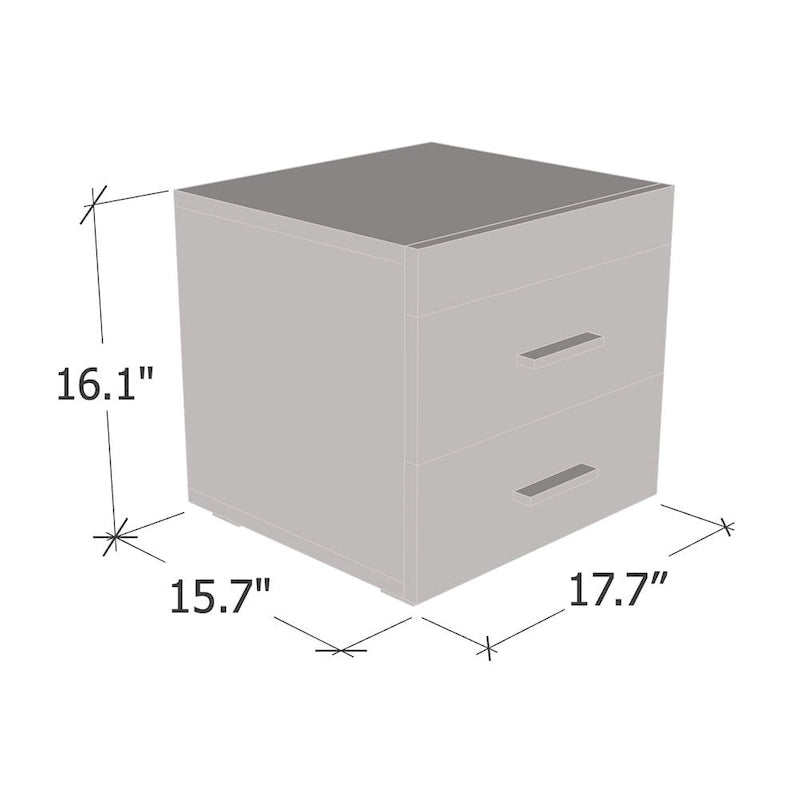 Perth 2D 17 Nightstand