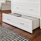 Northfield Twin XL Murphy Bed Chest with Mattress in White
