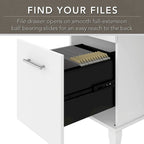 Bureau de 72 po de large avec huche et bibliothèque à 5 étagères Somerset, gris cendré