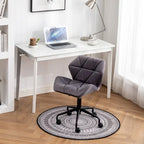 Roundhill Furniture Eldon Diamond Tufted Adjustable Swivel Office Chair