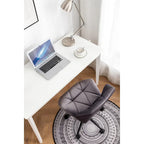 Roundhill Furniture Eldon Diamond Tufted Adjustable Swivel Office Chair