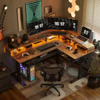 FEZIBO/Home Office Furniture/Wood/Desks