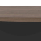 Bestar Connexion 72W L-Shaped Desk with Hutch and Pedestal