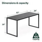 Priage by ZINUS 63 Inch Frame Metal Desk