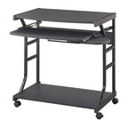 Porch & Den Florica Rolling Computer Desk Cart