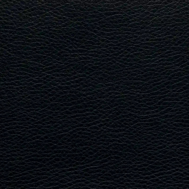 Guest Chair in Faux Leather and Black Finish Frame