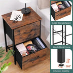Tables de chevet (lot de 2)