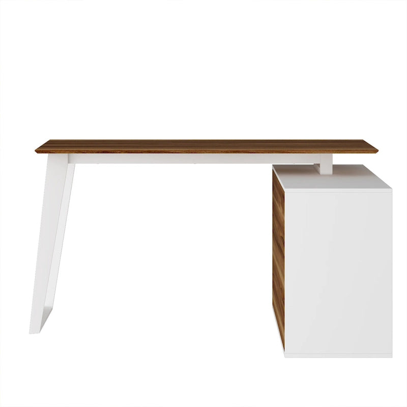 54.3 Kerrogee Office Computer Desk Corner Desk Reversible Cabinet