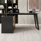 54.3 Kerrogee Office Computer Desk Corner Desk Reversible Cabinet