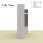 Armoire modulaire élégante gris clair