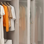 Armoire modulaire élégante gris clair