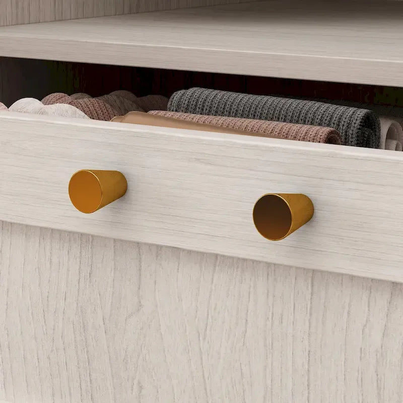Armoire modulaire élégante gris clair