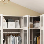 Armoire modulaire élégante gris clair