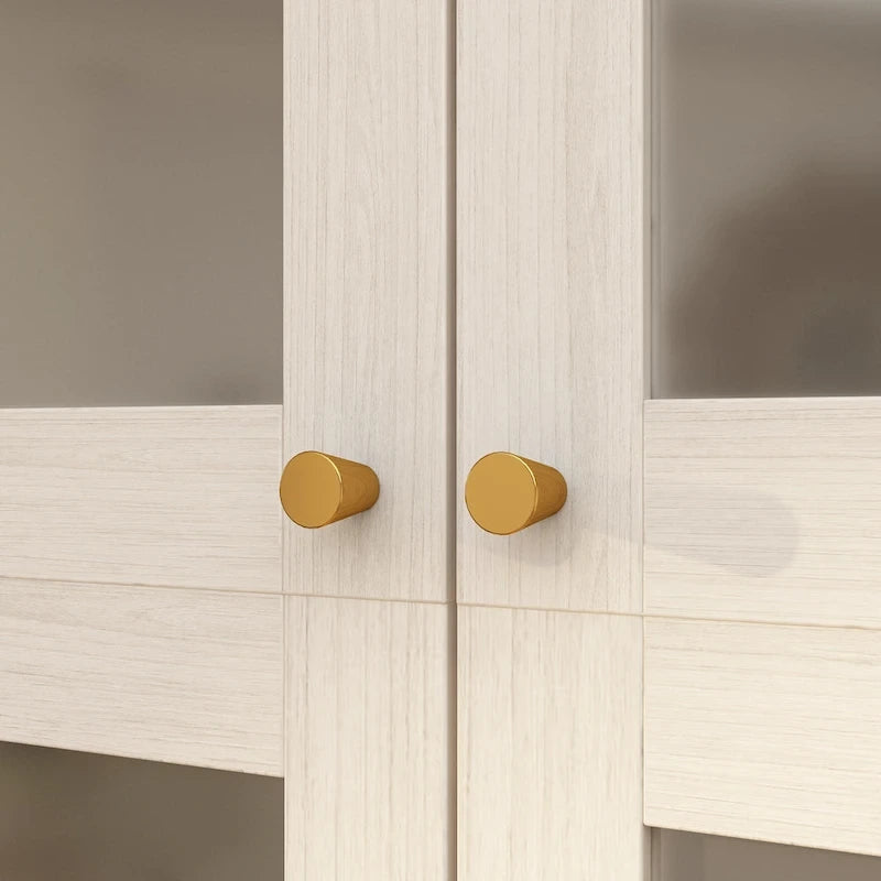 Armoire modulaire élégante gris clair
