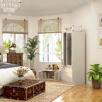 Armoire modulaire élégante gris clair