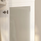 Armoire modulaire élégante gris clair