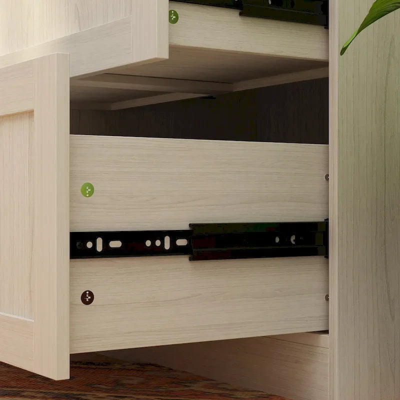 Armoire modulaire élégante gris clair