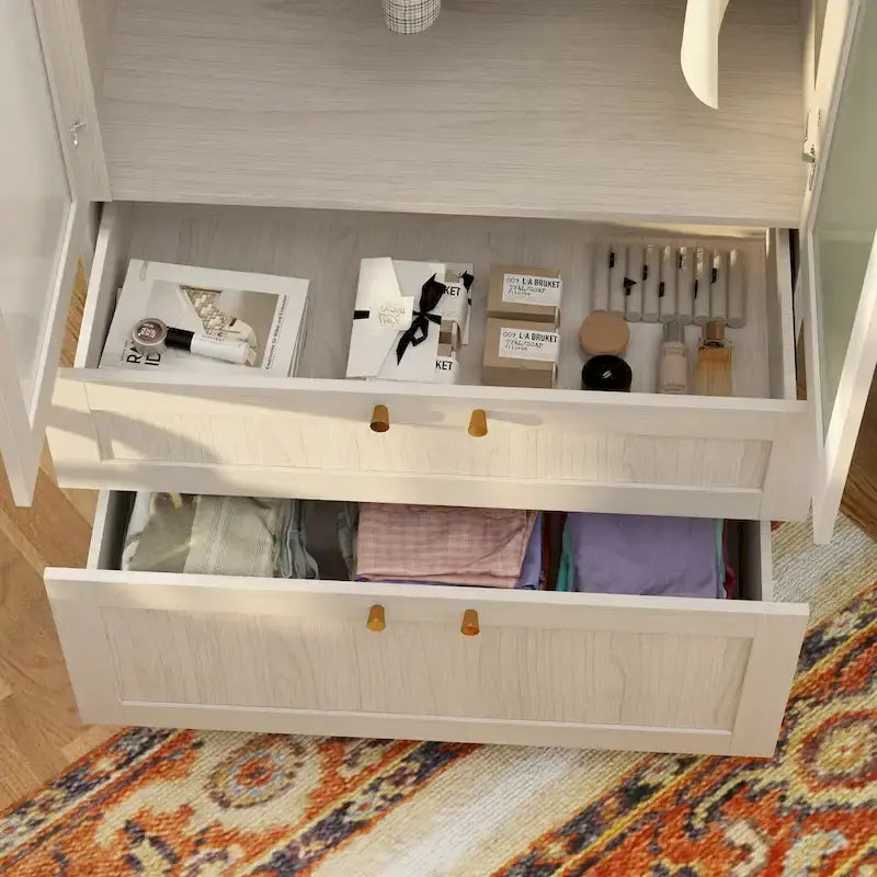 Armoire modulaire élégante gris clair