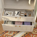 Armoire modulaire élégante gris clair