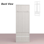 Armoire modulaire élégante gris clair