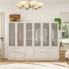 Armoire modulaire élégante gris clair
