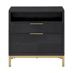 Elea Carved Chevron Bedroom Set by iNSPIRE Q Bold