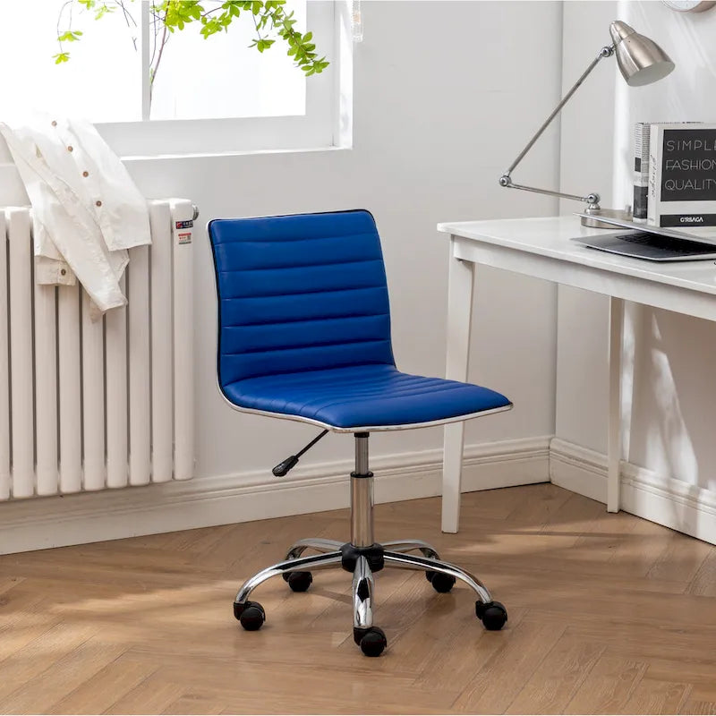 Carson Carrington Lund Modern Chrome Office Chair