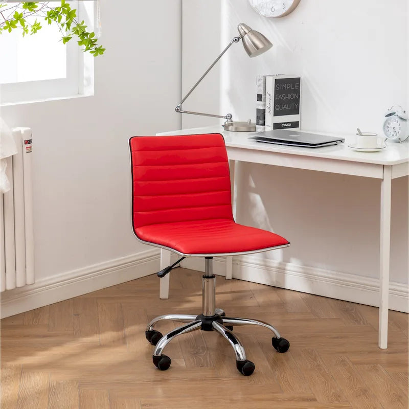 Carson Carrington Lund Modern Chrome Office Chair