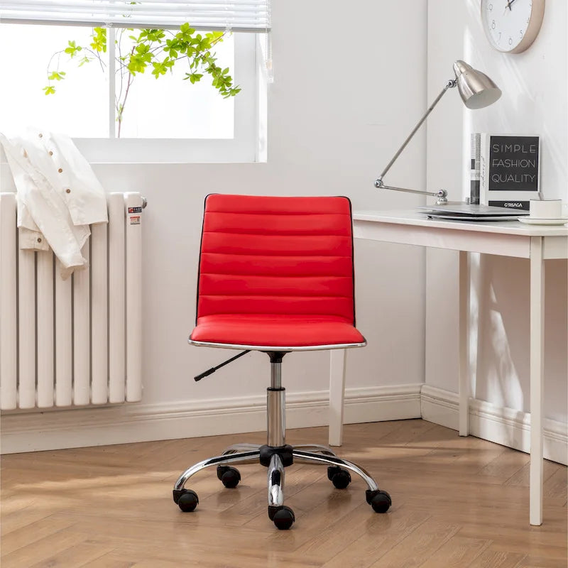 Carson Carrington Lund Modern Chrome Office Chair