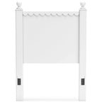 Signature Design by Ashley Mollviney White Panel Headboard Only