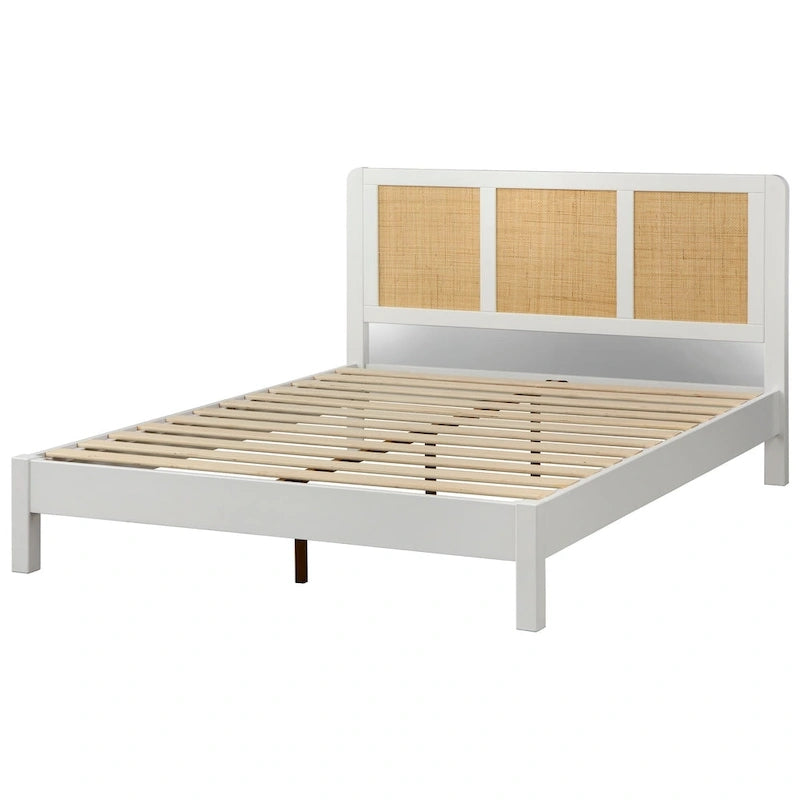 Lifestorey Larkin Mid-Century Queen Platform Bed