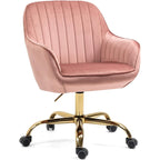 Howtai Swivel Home Office Chair with Rollers