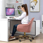 Howtai Swivel Home Office Chair with Rollers