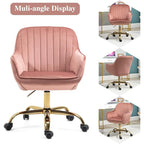 Howtai Swivel Home Office Chair with Rollers