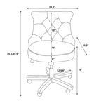 Pamela Natural Swivel Office Chair
