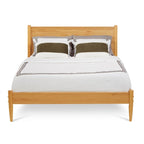 Mid Century Solid Wood Platform Bed Queen Size