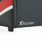 Cadre de lit de jeu X Rocker Orion eSports, noir/rouge, une place