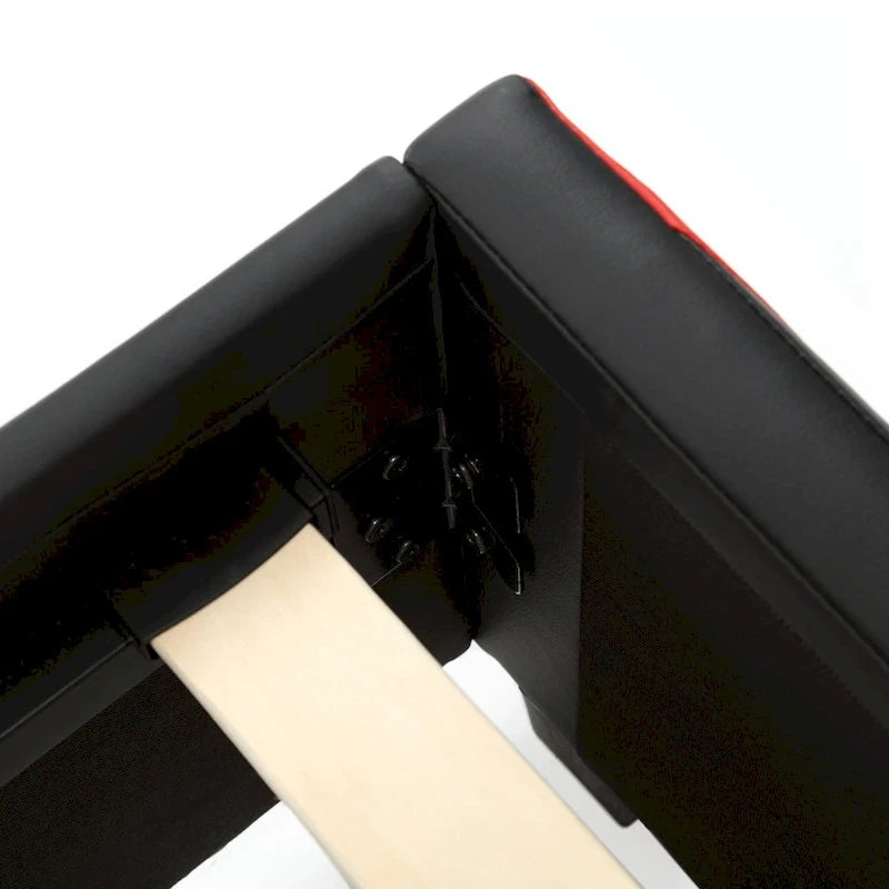 Cadre de lit de jeu X Rocker Orion eSports, noir/rouge, une place