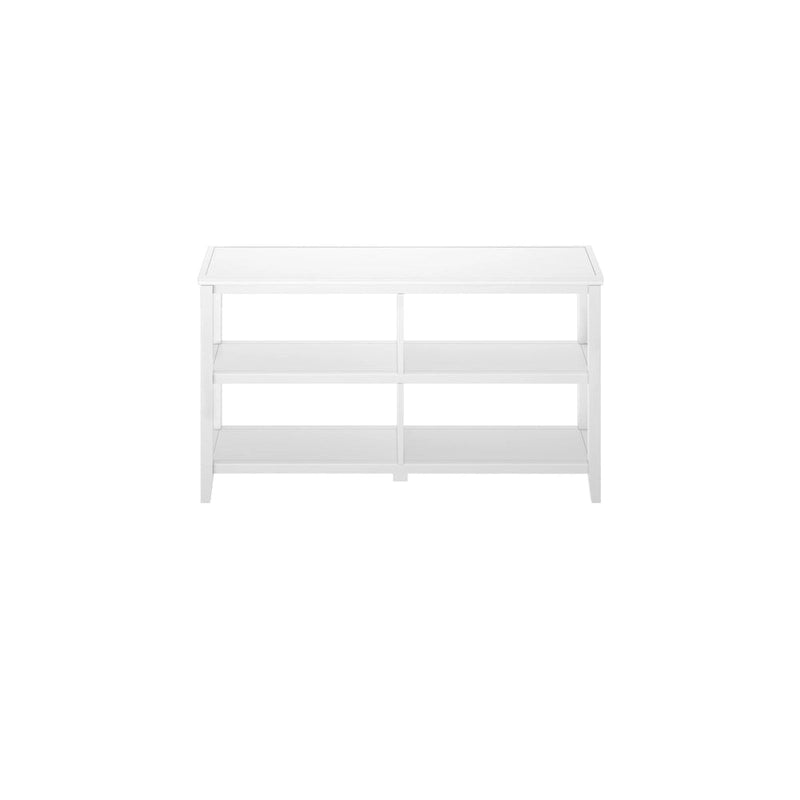 Edenton Wide Low 54W Bookcase with 2 Shelves, White