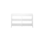 Edenton Wide Low 54W Bookcase with 2 Shelves, White