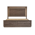 Lit de rangement King Horizons Graystone