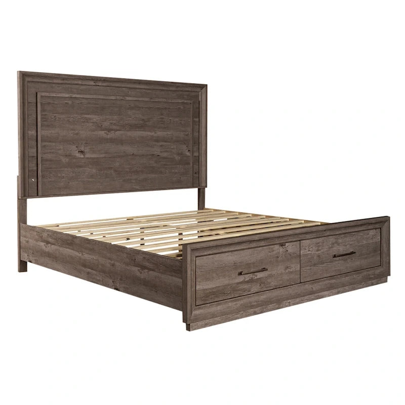 Lit de rangement King Horizons Graystone