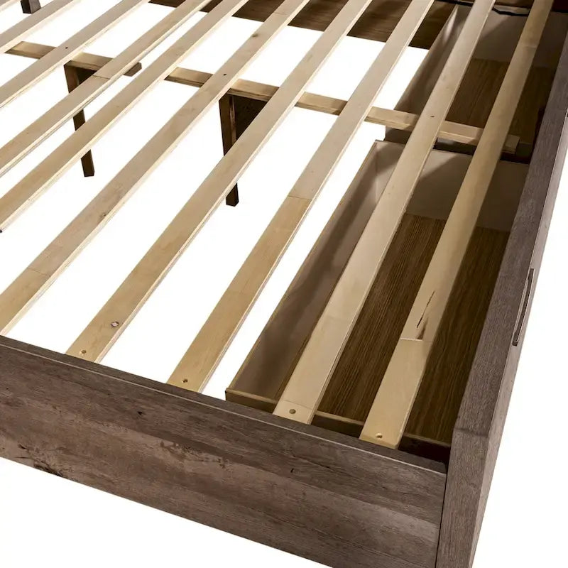 Lit de rangement King Horizons Graystone