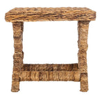 SAFAVIEH Suzette Natural Wicker x-Bench - 22 x 22 x 19.5 - 22Wx22Dx20H
