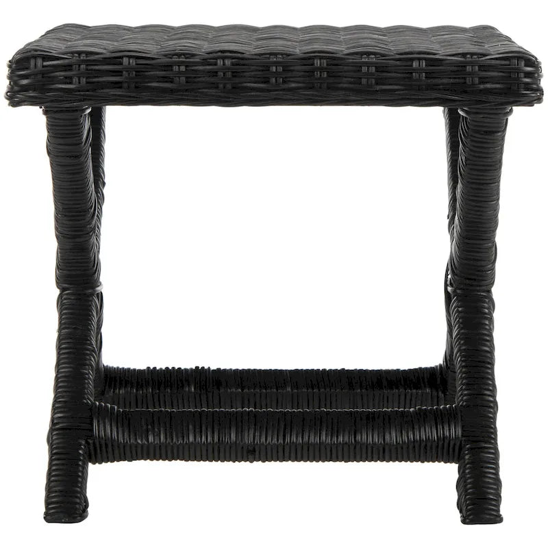 SAFAVIEH Suzette Natural Wicker x-Bench - 22 x 22 x 19.5 - 22Wx22Dx20H