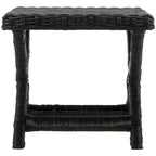 SAFAVIEH Suzette Natural Wicker x-Bench - 22 x 22 x 19.5 - 22Wx22Dx20H