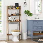 UTEX 3-Shelf Bathroom Organizer Over The Toilet, Bathroom Spacesaver,Collection Spacesaver