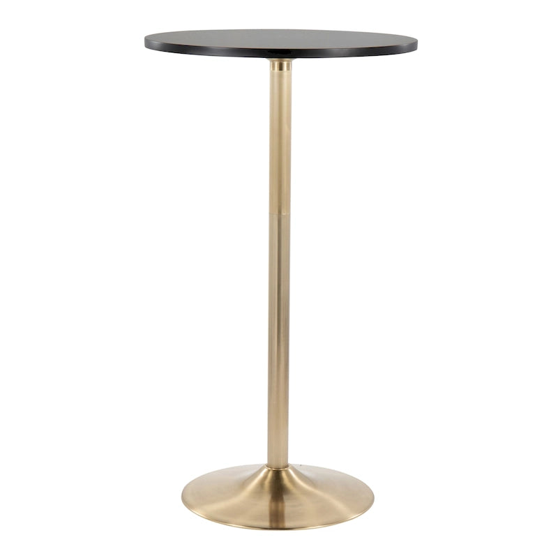 Table réglable 2 et 3 hauteurs Silver Orchid Stone (hauteur table à manger, comptoir ou bar)
