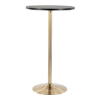 Table réglable 2 et 3 hauteurs Silver Orchid Stone (hauteur table à manger, comptoir ou bar)