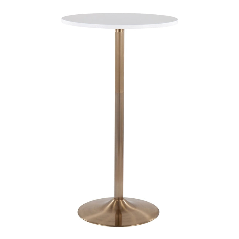 Table réglable 2 et 3 hauteurs Silver Orchid Stone (hauteur table à manger, comptoir ou bar)